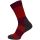 Swix Endure XC Sock Light in Rot mit Polsterung und Wollmischgewebe f&uuml;r Komfort und W&auml;rme.