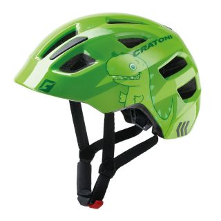 Cratoni Fahrradhelm MAXSTER, dino green glossy