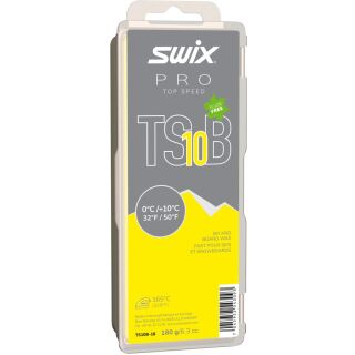 Swix TS10B Black Ski-Wachs für milde Bedingungen 0°C bis +10°C
