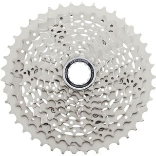 Shimano Deore CS-M4100 10-fach Kassette 11-42 Zähne mit Hyperglide-Technologie in Silber