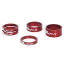 XLC A-Head Spacer-Set AS-A02, 1 1/8" rot, 3x5, 1x10,...