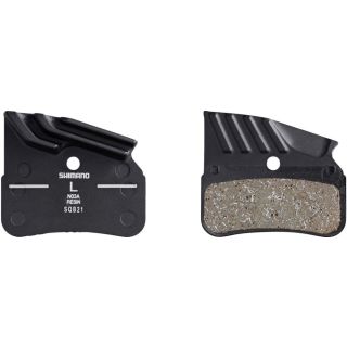 Shimano XTR Scheibenbremsbelag N03A mit Kühlrippen, 4 Kolben Bremsbelag