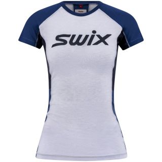 Swix Motion Tech Wolle, T-Shirt Damen, silver