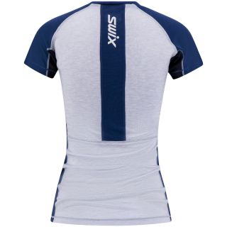 Swix Motion Tech Wolle, T-Shirt Damen, silver