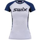Swix Motion Tech Wolle, T-Shirt Damen, silver