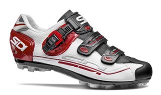 Sidi Eagle 7 MTB Schuhe white-black-red, Größe 46,5