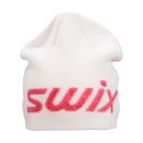 Swix Logo Beanie mit reflektierendem Logo, Materialmix...