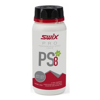 PS8 Liquid Glidewachs Rot für feinkörnigen Schnee - 80 ml und 250 ml