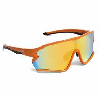 KV+ Ticino Sportbrille orange mit Wechselglas und UV-Schutz