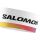 Salomon XC Club Line Headband Cane &ndash; wei&szlig;es Funktions-Stirnband mit Logo und Farbverlauf f&uuml;r sportliche Eins&auml;tze
