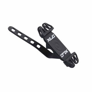 XLC Smartphonehalter BV-X11 schwarz Silikon Fahrradlenker Halter für Smartphones bis 6,6 Zoll