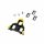 Shimano SPD-SL Cleats SM-SH11 gelb schwarz Rennrad Pedalplatten 6 Grad Bewegungsfreiheit