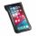 KLICKfix Smartphonetasche Light S wasserdichte Handytasche mit Quad Mini Adapter f&uuml;r Fahrradmontage schwarz transparent